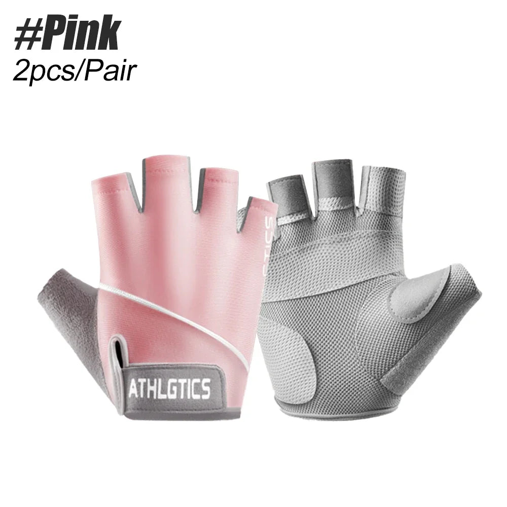 Guantes de gimnasio para hombres y mujeres, muñequera de Fitness para levantamiento de pesas, entrenamiento de culturismo, ejercicio deportivo, guante de ciclismo a prueba de golpes