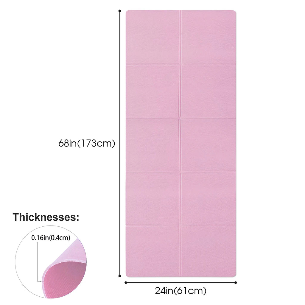 Estera de Yoga EVA 4MM — Antideslizante, 173x61cm
