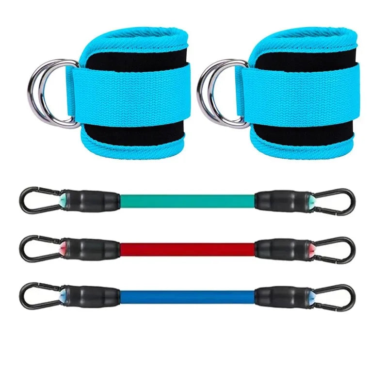 Correas de Tobillo y Bandas de Resistencia — Kit de Entrenamiento