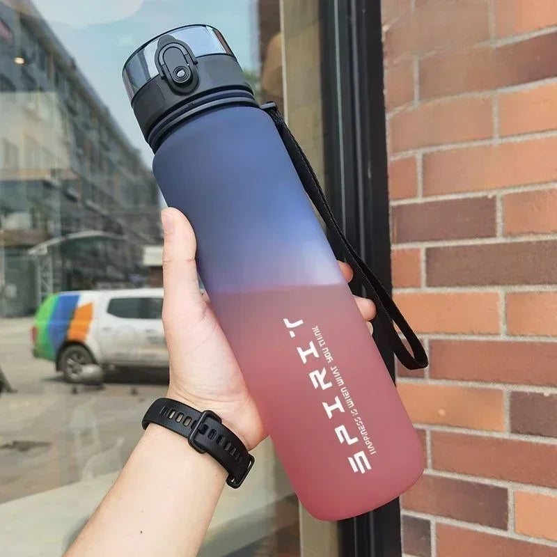 Botella de Agua Deportiva — 500ml / 650ml / 1000ml, A Prueba de Fugas