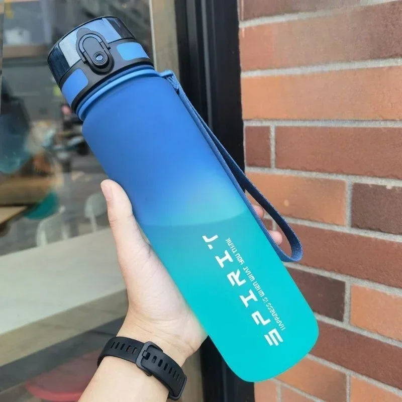 Botella de Agua Deportiva — 500ml / 650ml / 1000ml, A Prueba de Fugas