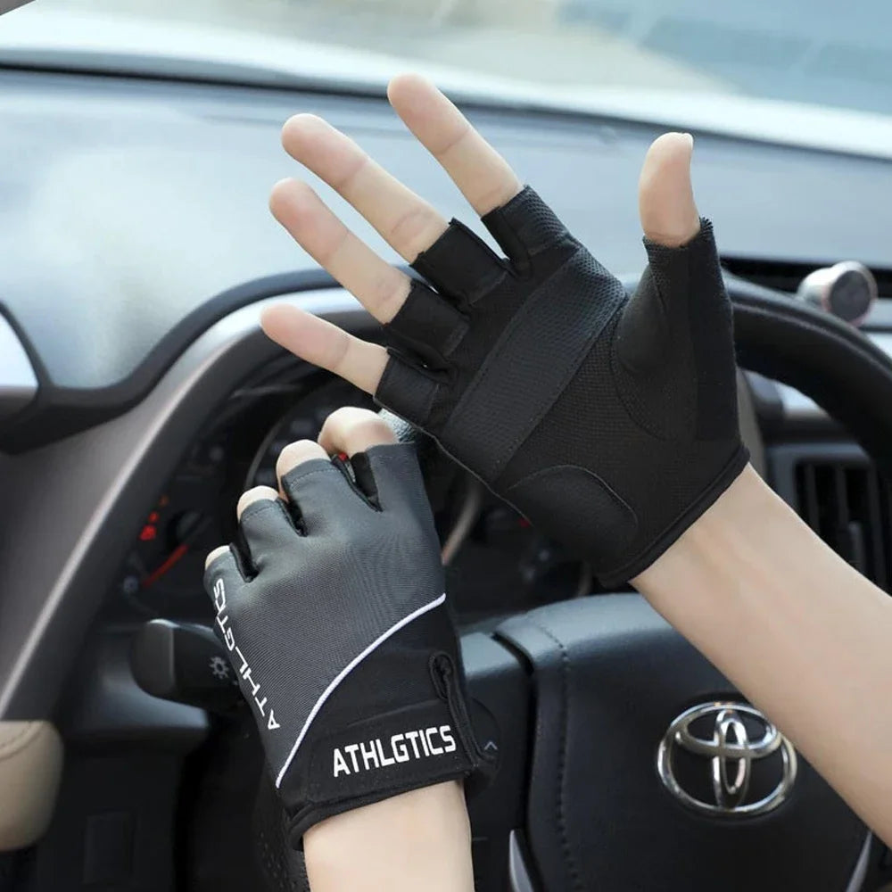 Guantes de gimnasio para hombres y mujeres, muñequera de Fitness para levantamiento de pesas, entrenamiento de culturismo, ejercicio deportivo, guante de ciclismo a prueba de golpes