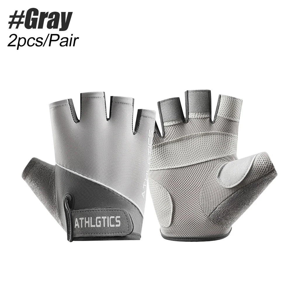 Guantes de gimnasio para hombres y mujeres, muñequera de Fitness para levantamiento de pesas, entrenamiento de culturismo, ejercicio deportivo, guante de ciclismo a prueba de golpes