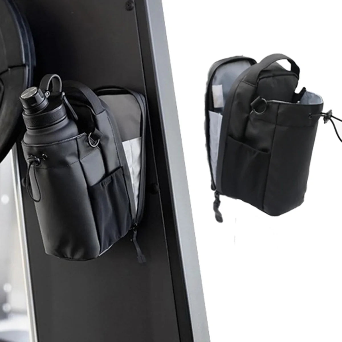 Bolsa de Gimnasio Magnética — Gran Capacidad con Bolsillo para Teléfono y Botella