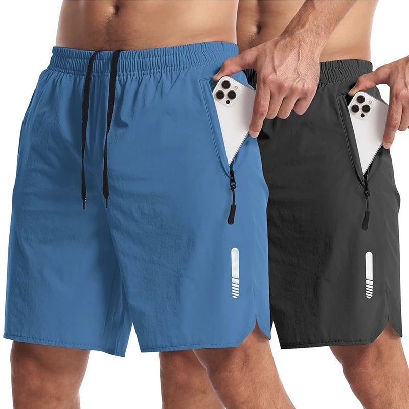 Pantalones Cortos Deportivos para Hombre — Running, Gym, Playa