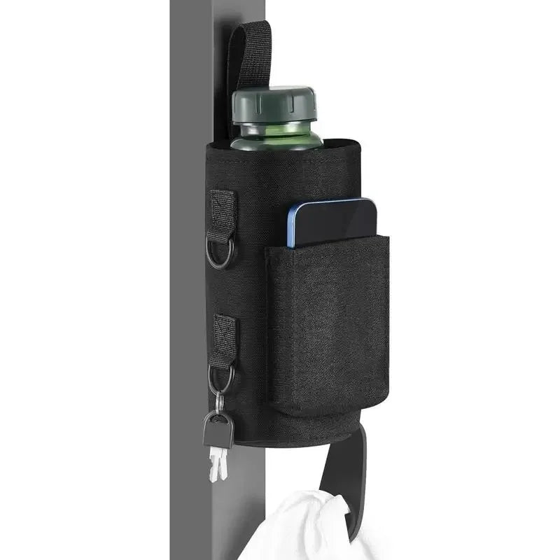 Bolsa magnética para botella de agua para gimnasio, bandolera magnética antideslizante para gimnasio, soporte magnético portátil para botella de agua, accesorios para gimnasio