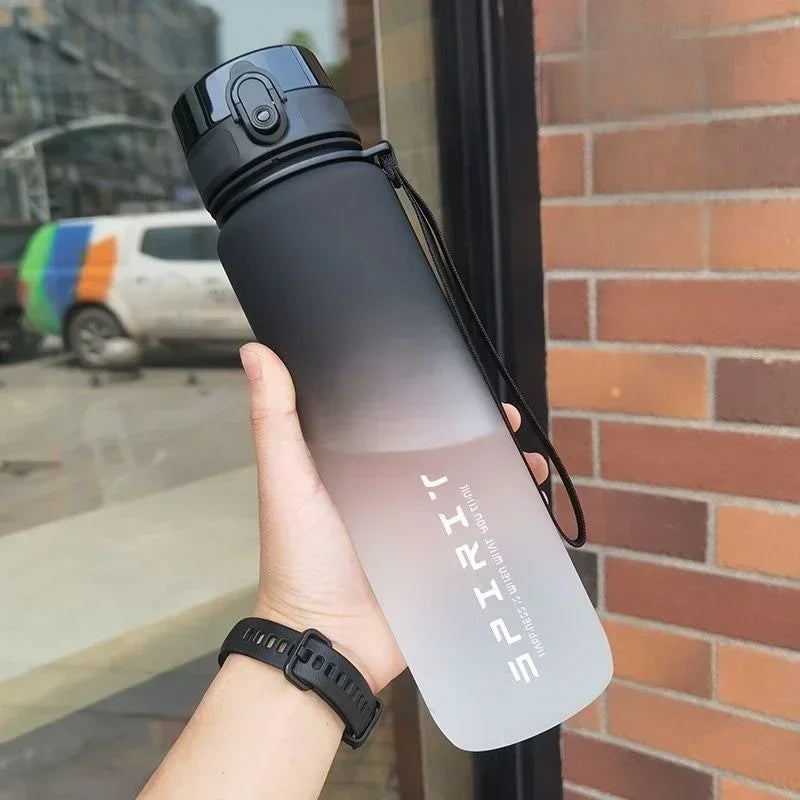 Botella de Agua Deportiva — 500ml / 650ml / 1000ml, A Prueba de Fugas
