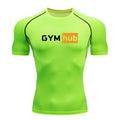 Camiseta de Compresión Deportiva para Hombre, Estampada, de Secado Rápido, Ajustada, para Entrenamiento, Fitness, Ejercicio al Aire Libre, Elástica