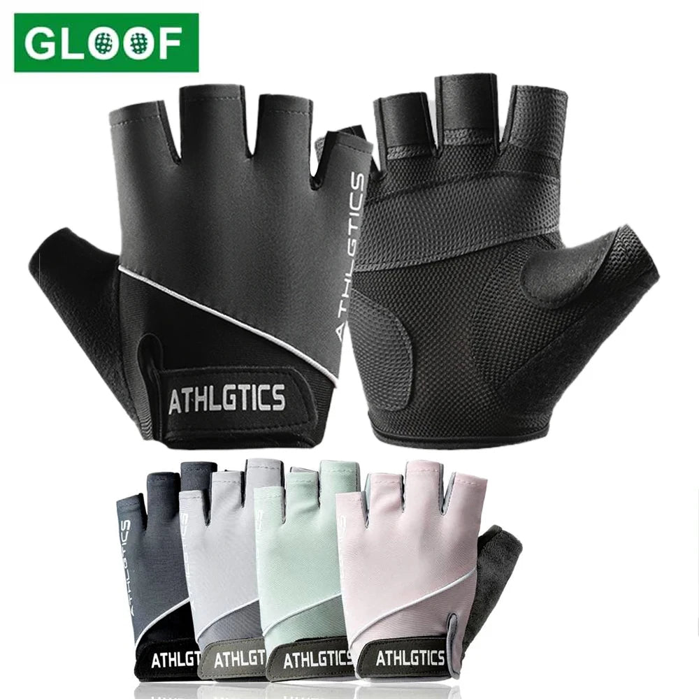 Guantes de gimnasio para hombres y mujeres, muñequera de Fitness para levantamiento de pesas, entrenamiento de culturismo, ejercicio deportivo, guante de ciclismo a prueba de golpes