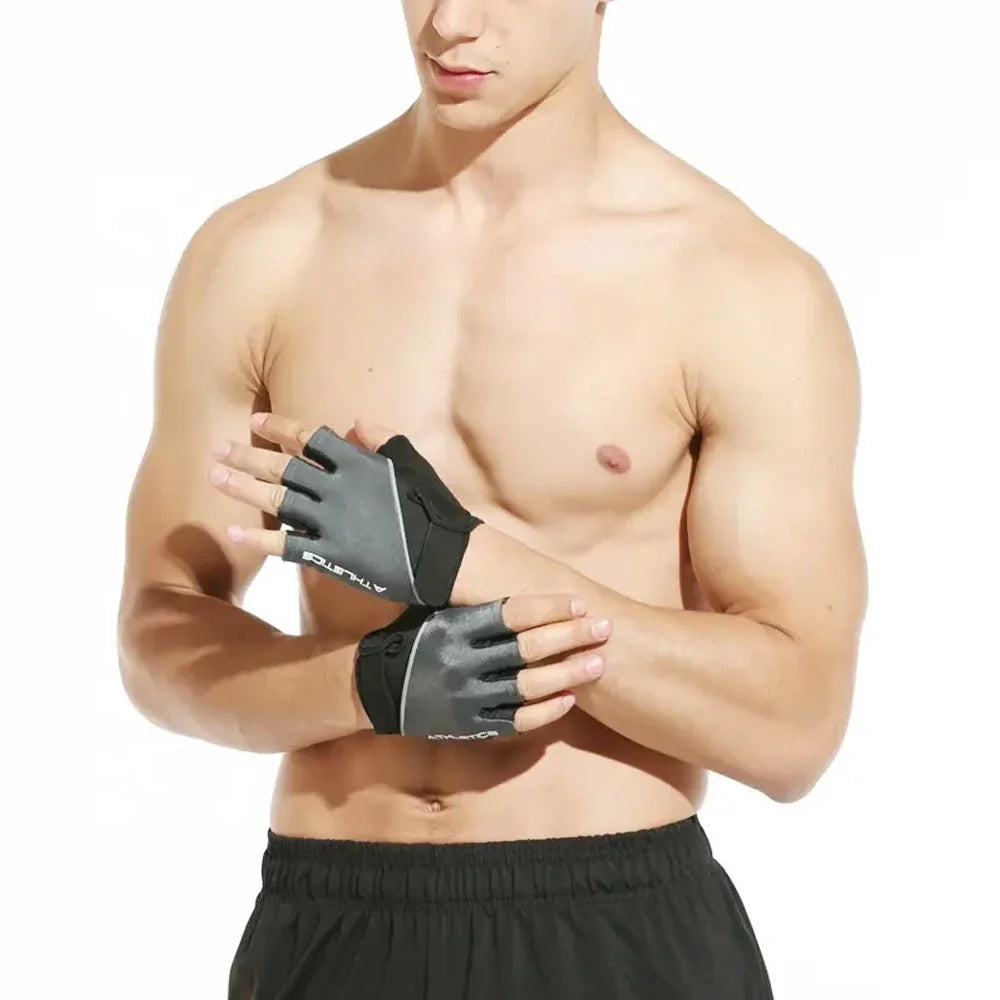 Guantes de gimnasio para hombres y mujeres, muñequera de Fitness para levantamiento de pesas, entrenamiento de culturismo, ejercicio deportivo, guante de ciclismo a prueba de golpes