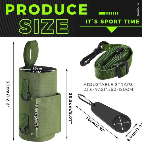 Bolsa magnética para botella de agua para gimnasio, bandolera magnética antideslizante para gimnasio, soporte magnético portátil para botella de agua, accesorios para gimnasio