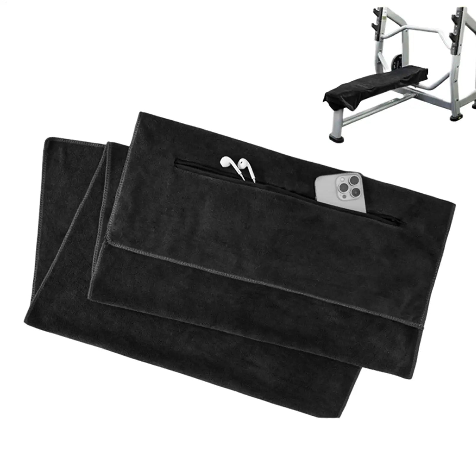 Toallas de Gimnasio de Microfibra de Alta Absorbencia, Accesorios de Fitness, Toallas para el Sudor para Gimnasio, Yoga, Tenis, Deportes, Ejercicio, Pilates