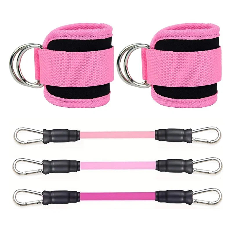Correas de Tobillo y Bandas de Resistencia — Kit de Entrenamiento