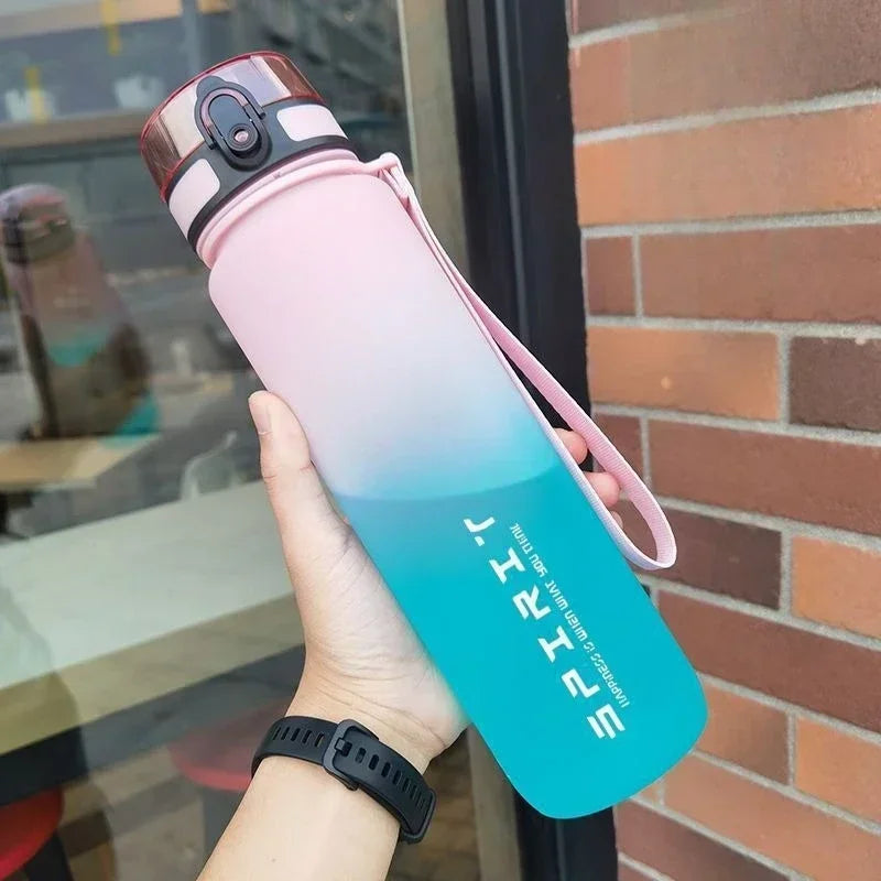 Botella de Agua Deportiva — 500ml / 650ml / 1000ml, A Prueba de Fugas